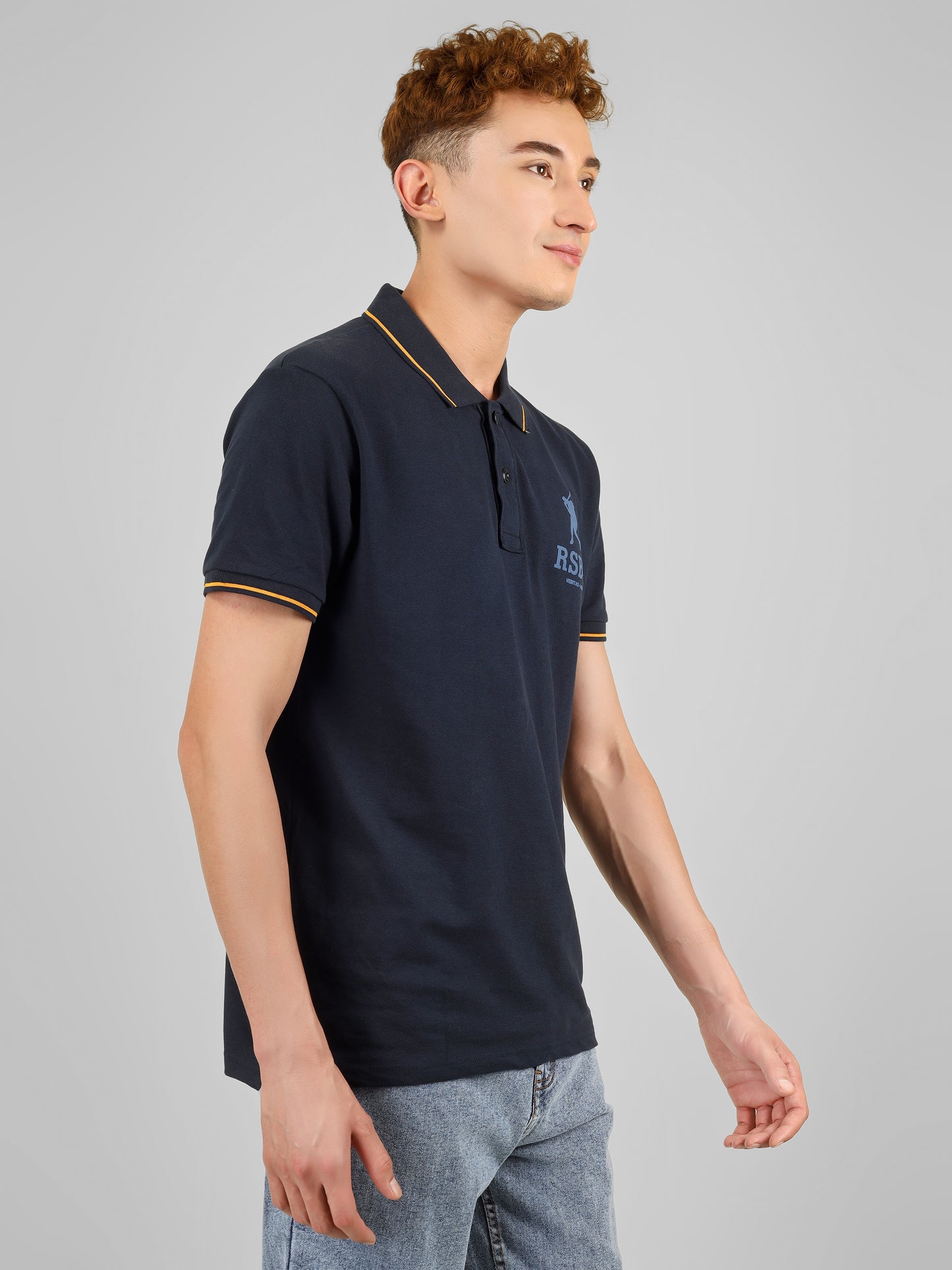Premium Polo Collar T-Shirt – 100% Super Combed Cotton