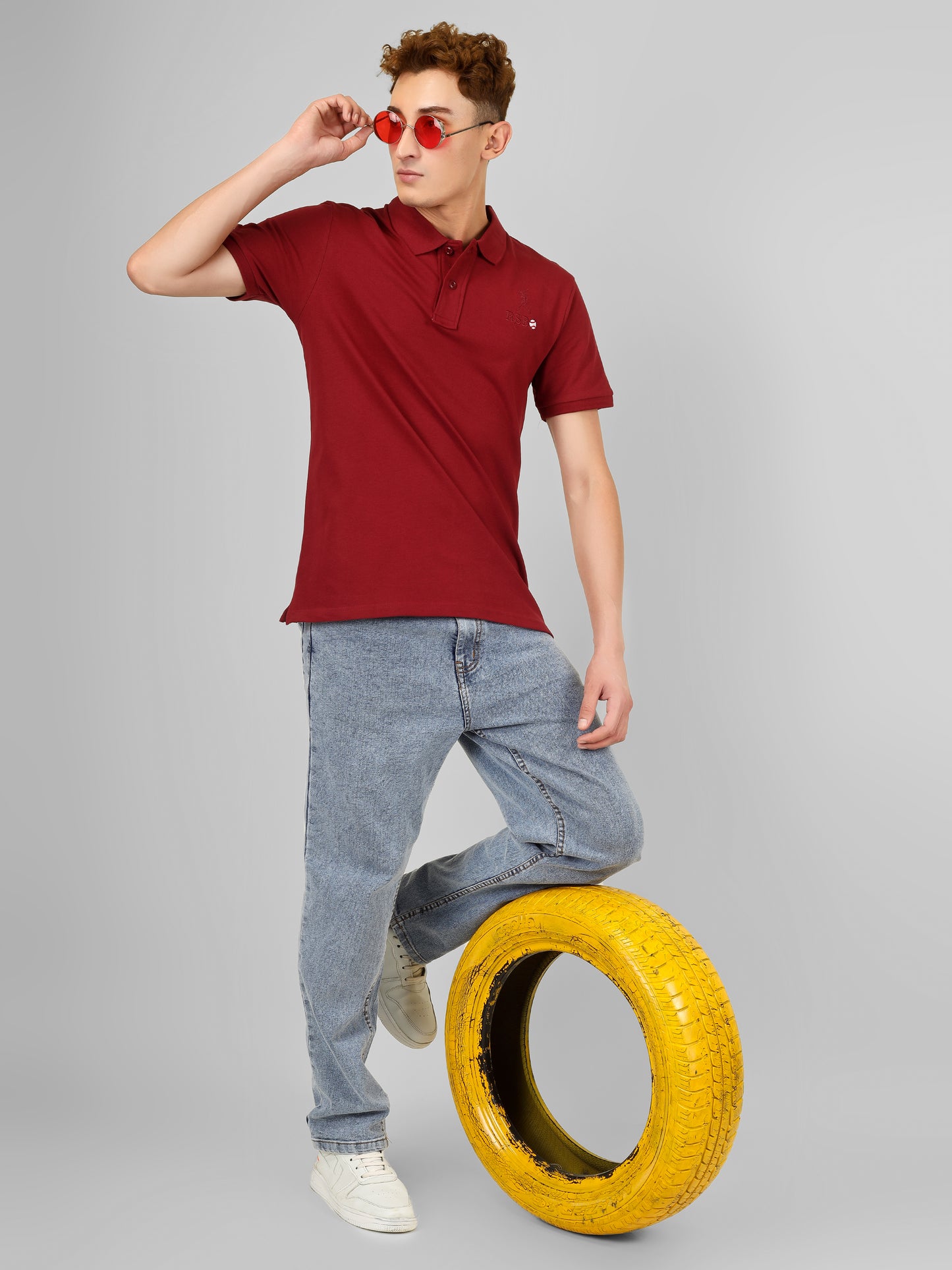 Premium Polo Collar T-Shirt – 100% Super Combed Cotton