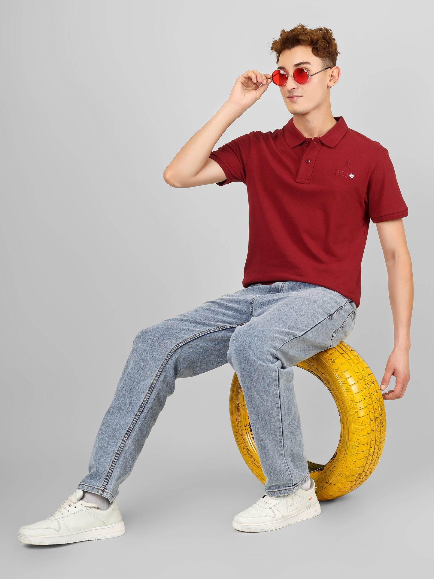 Premium Polo Collar T-Shirt – 100% Super Combed Cotton