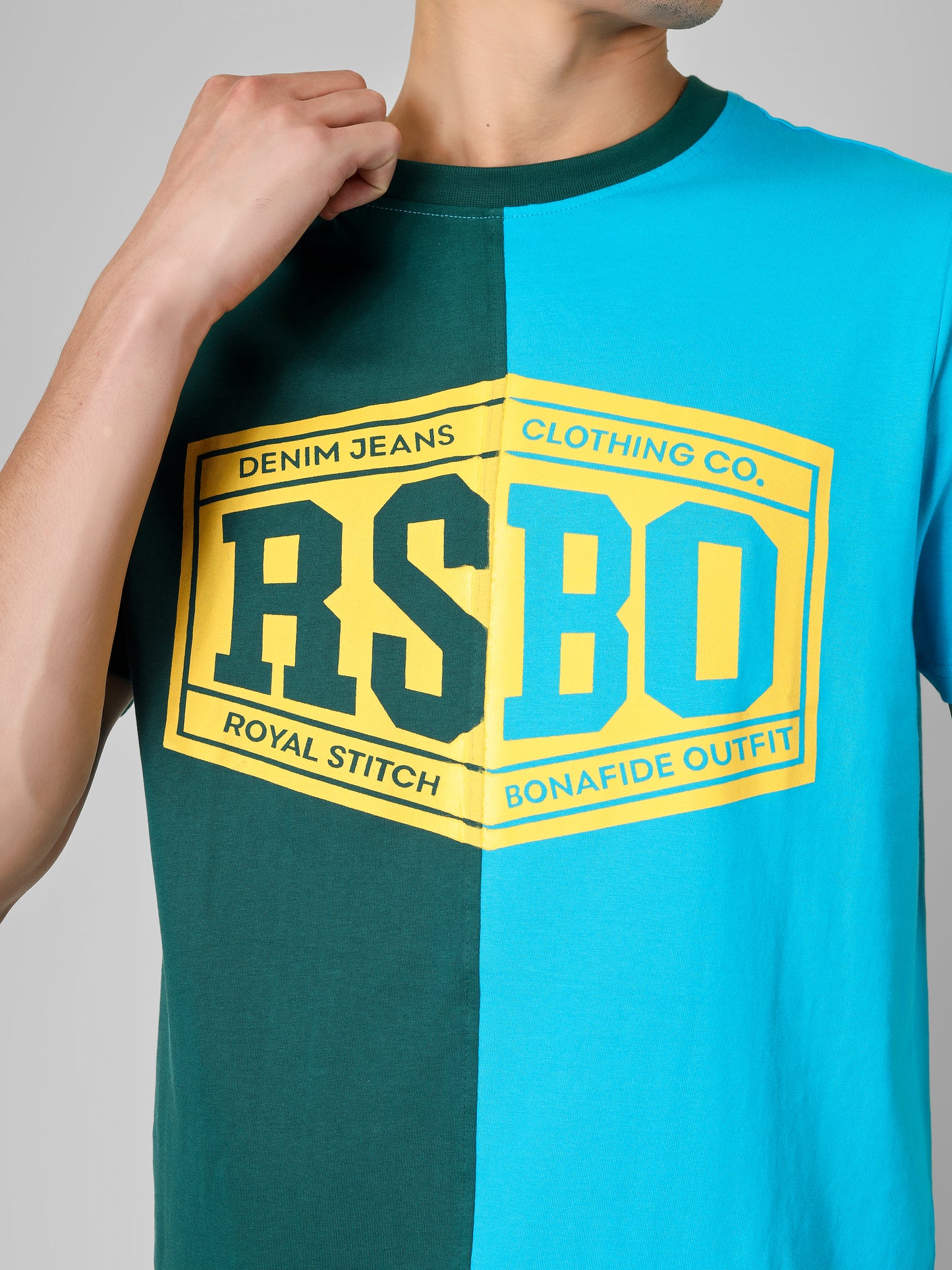 RSBO - Round Neck Dual Tone Streetwear