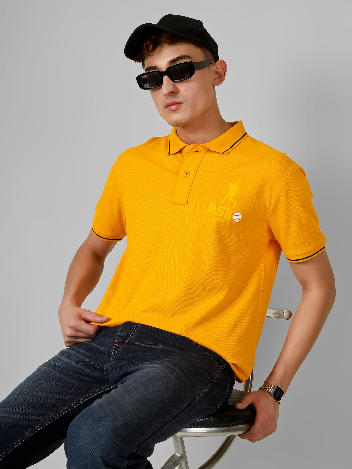 Premium Polo Collar T-Shirt – 100% Super Combed Cotton