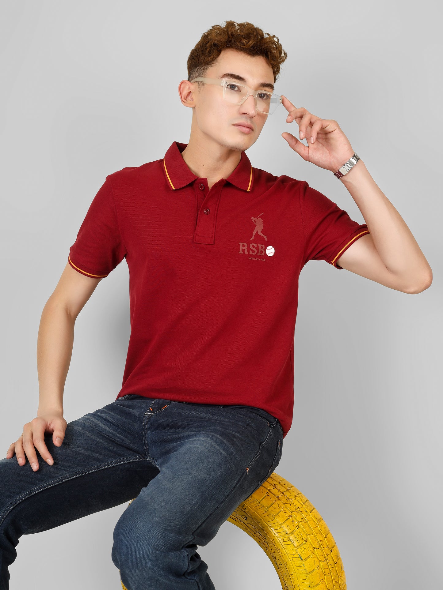 Premium Polo Collar T-Shirt – 100% Super Combed Cotton