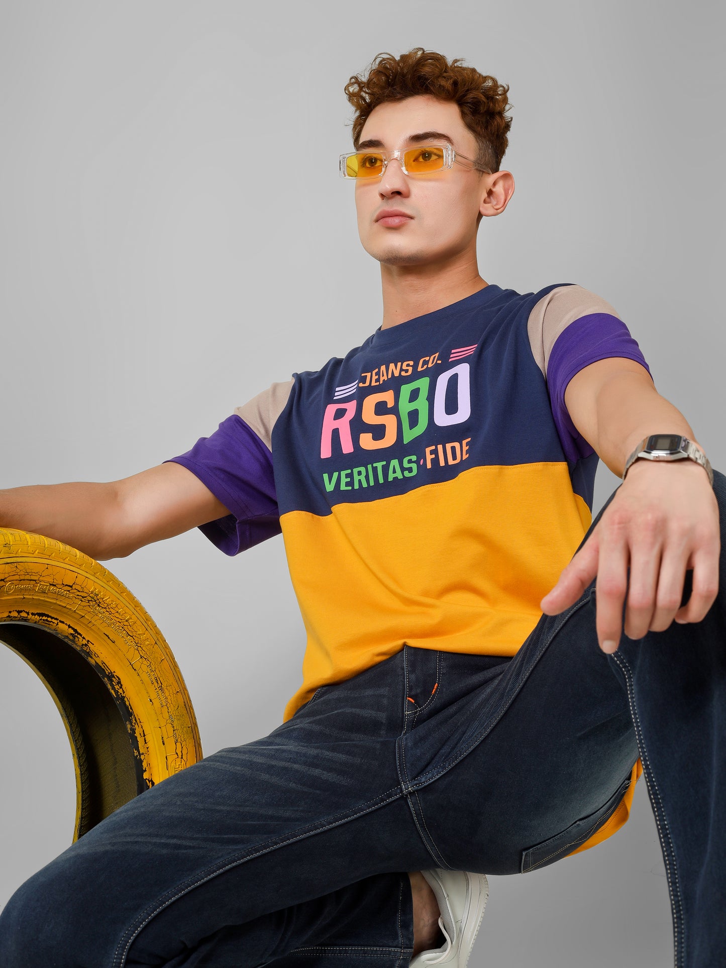 RSBO - Round Neck Dual Tone Streetwear