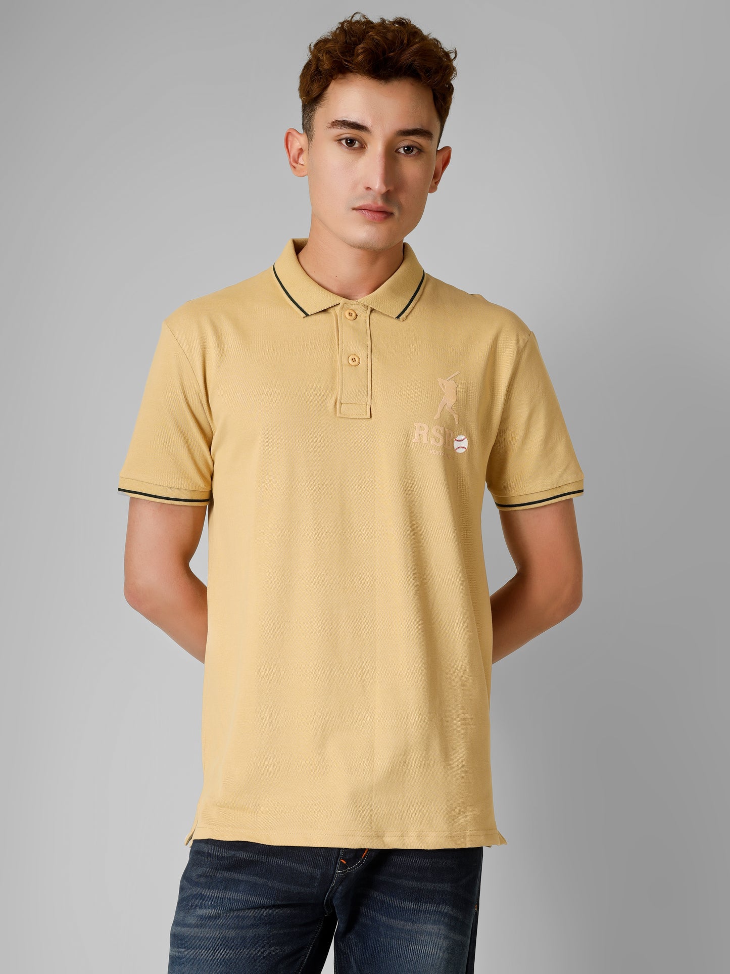Premium Polo Collar T-Shirt – 100% Super Combed Cotton