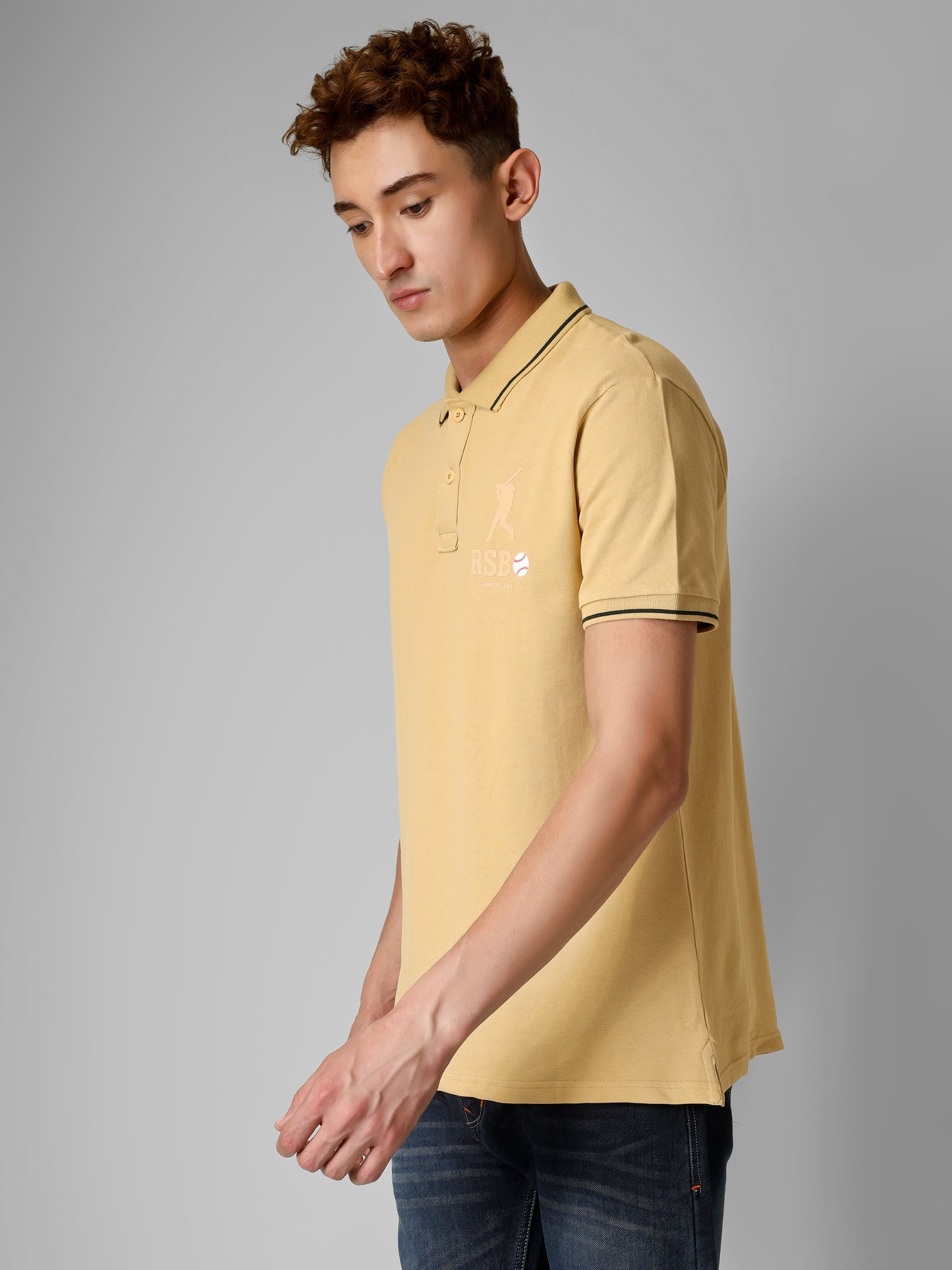 Premium Polo Collar T-Shirt – 100% Super Combed Cotton