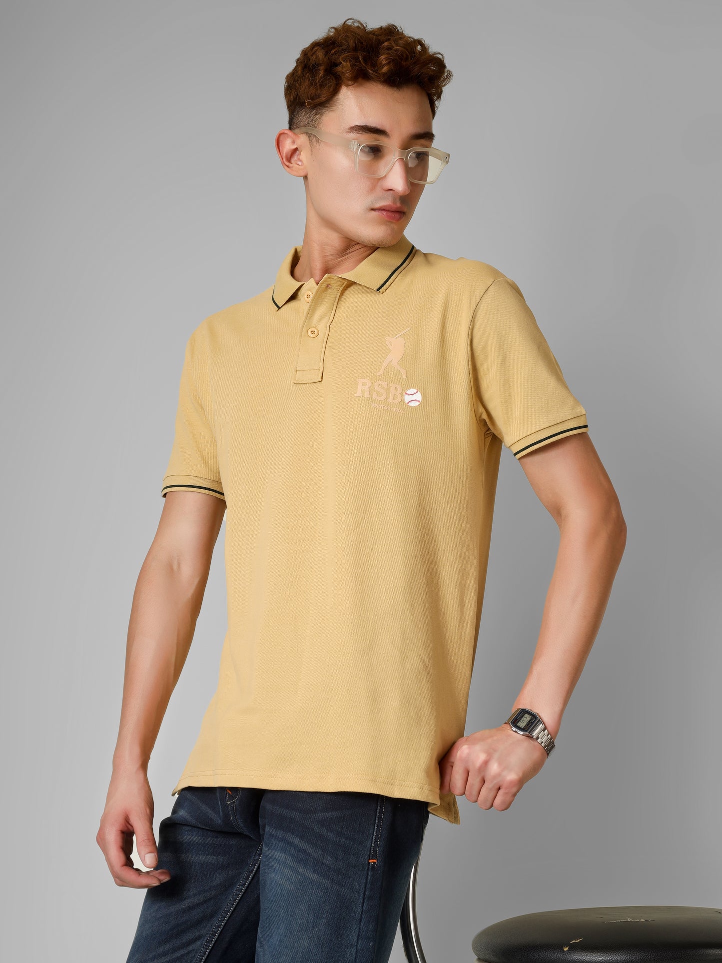 Premium Polo Collar T-Shirt – 100% Super Combed Cotton