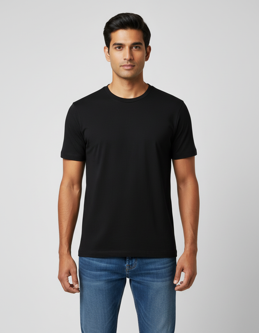 Ultra HD black t-shirt front