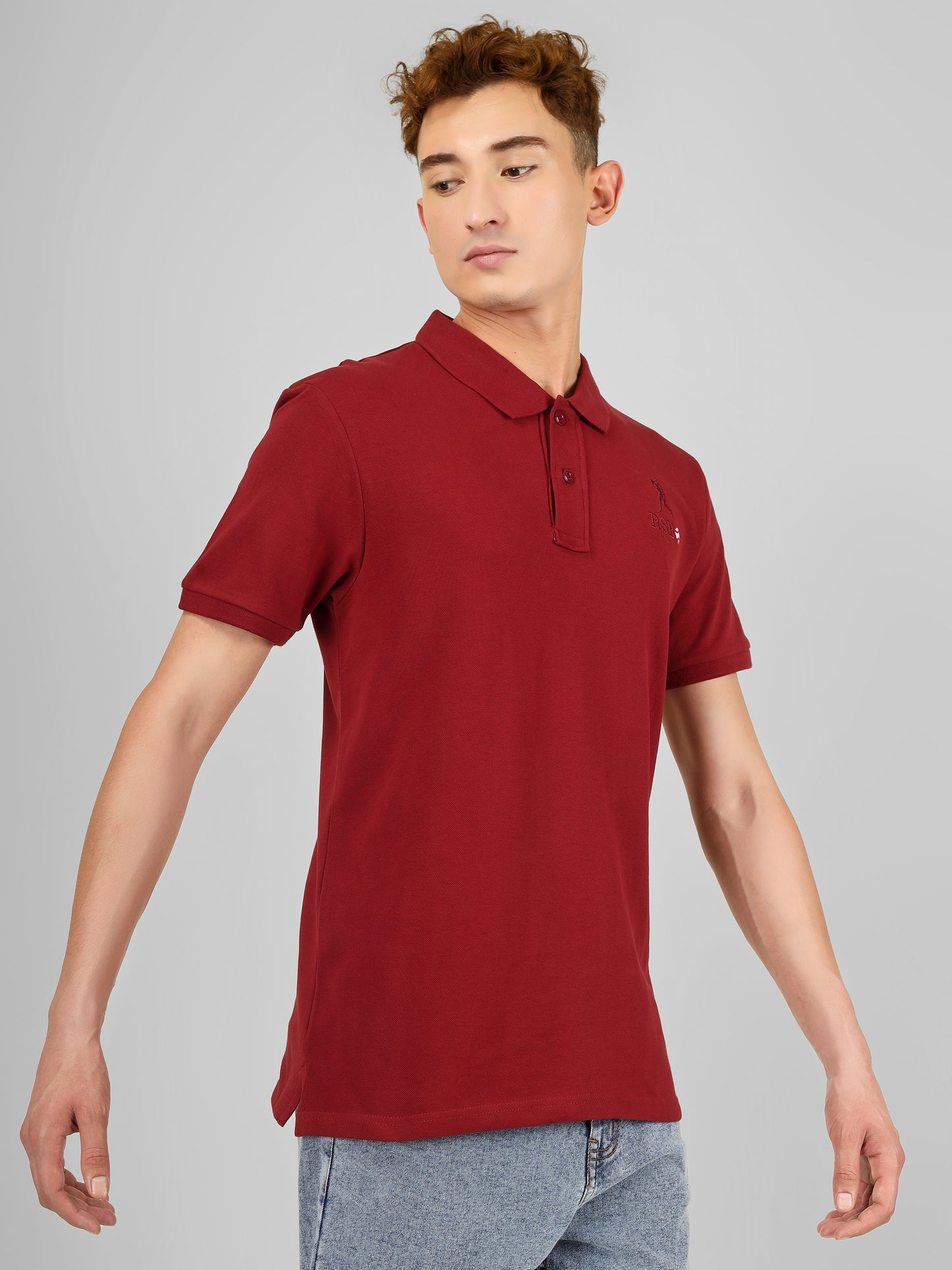 Premium Polo Collar T-Shirt – 100% Super Combed Cotton