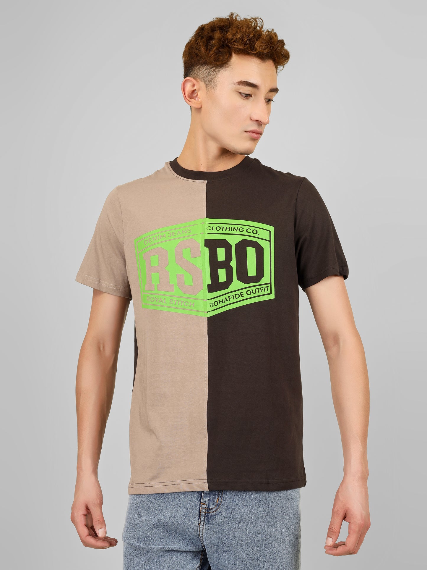 RSBO - Round Neck Dual Tone Streetwear