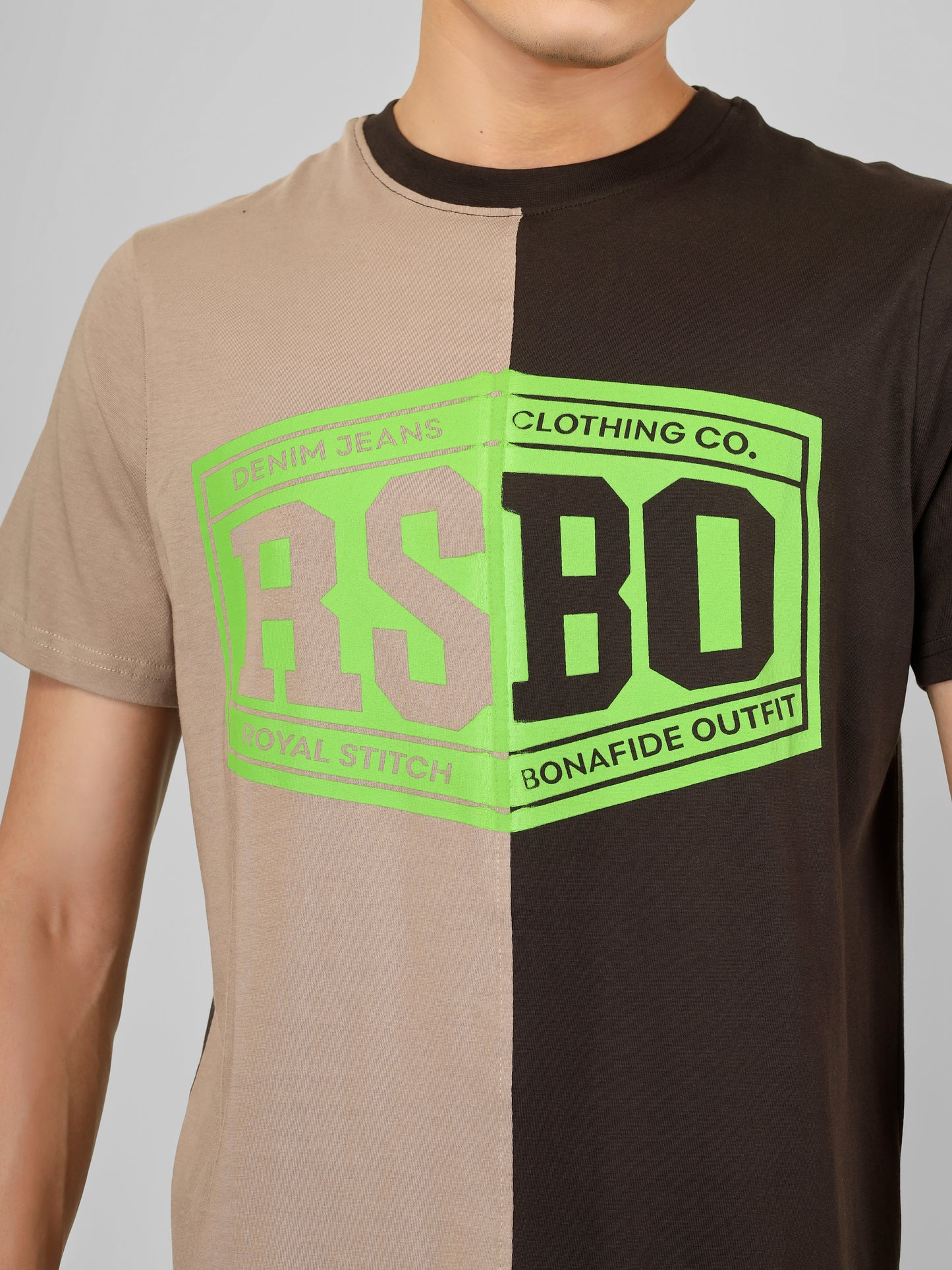 RSBO - Round Neck Dual Tone Streetwear