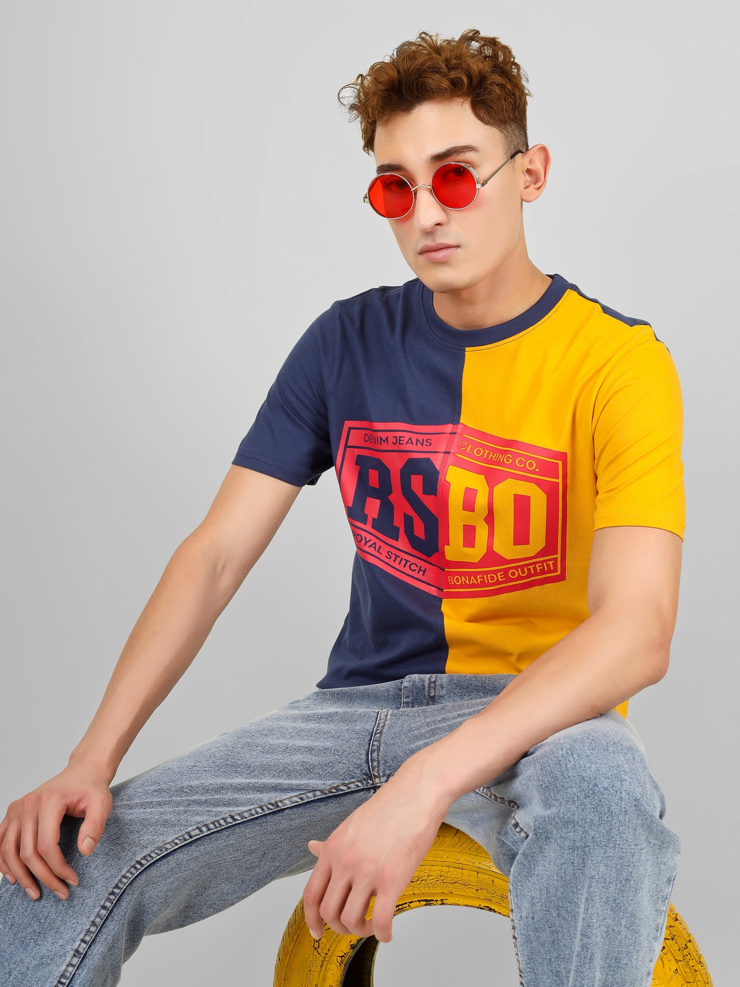 RSBO - Round Neck Dual Tone Streetwear