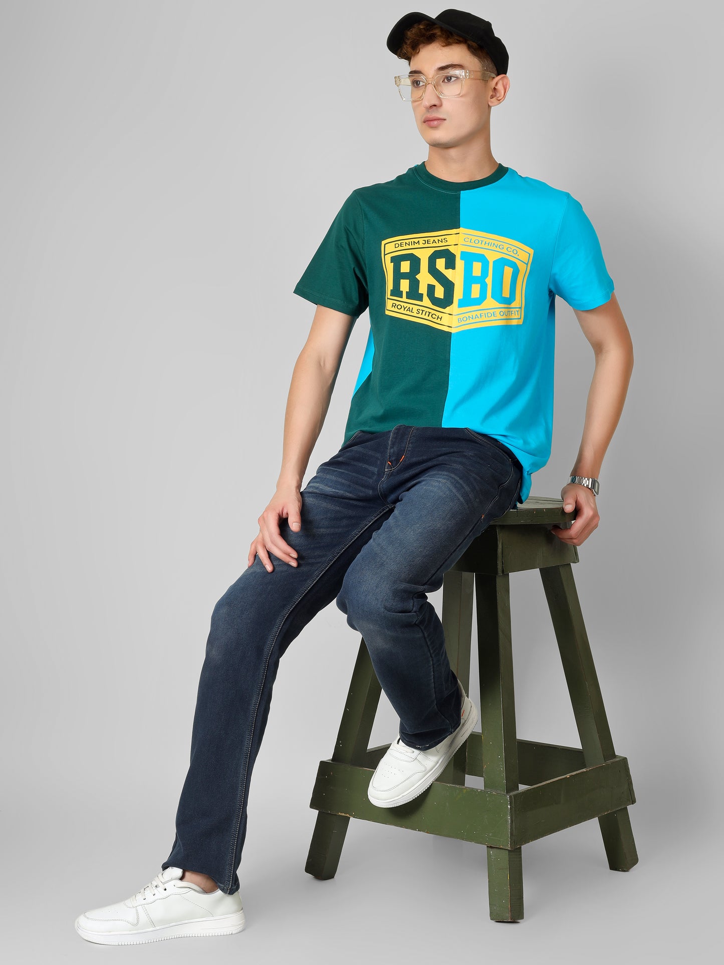 RSBO - Round Neck Dual Tone Streetwear