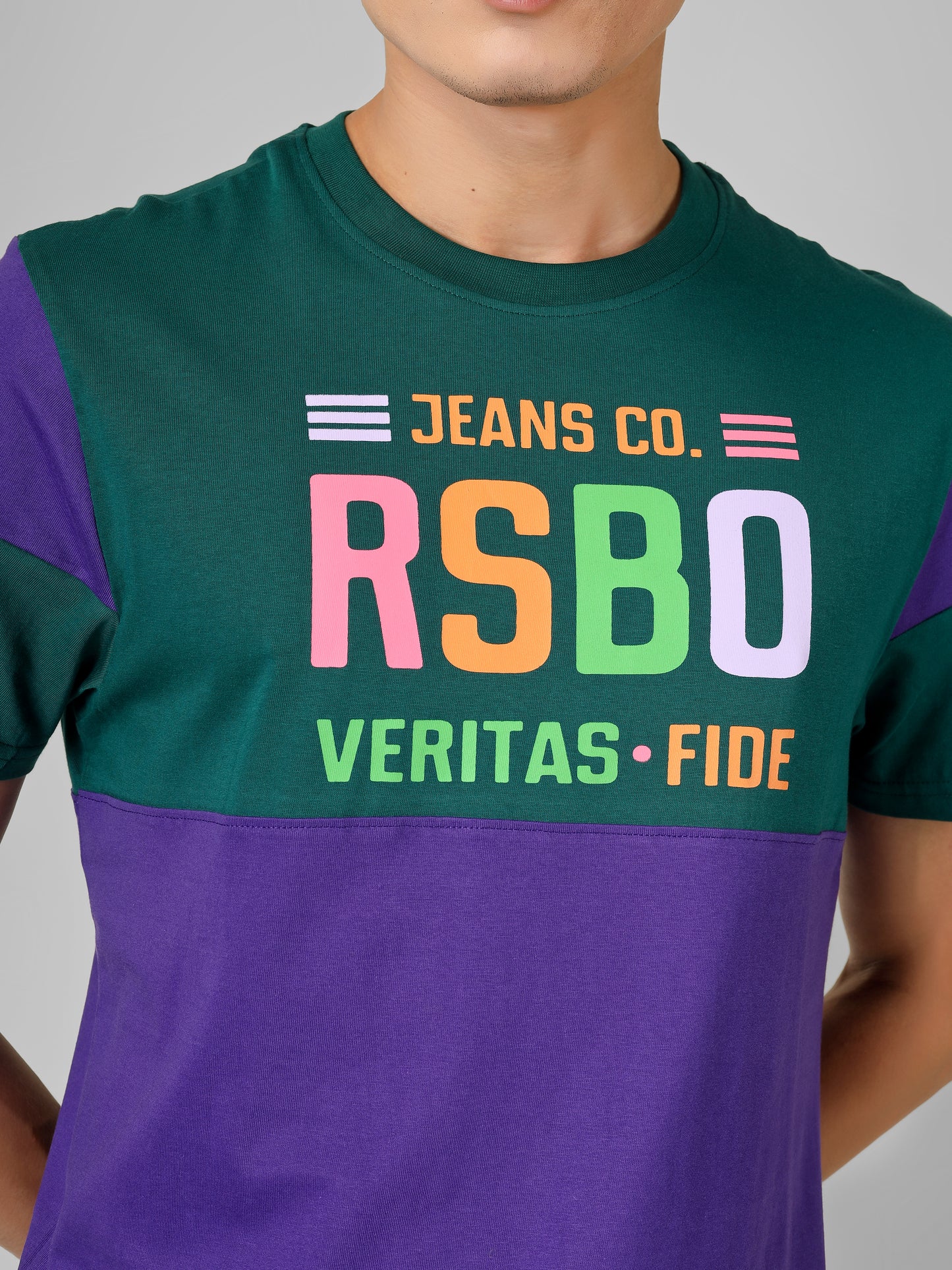 RSBO - Round Neck Dual Tone Streetwear