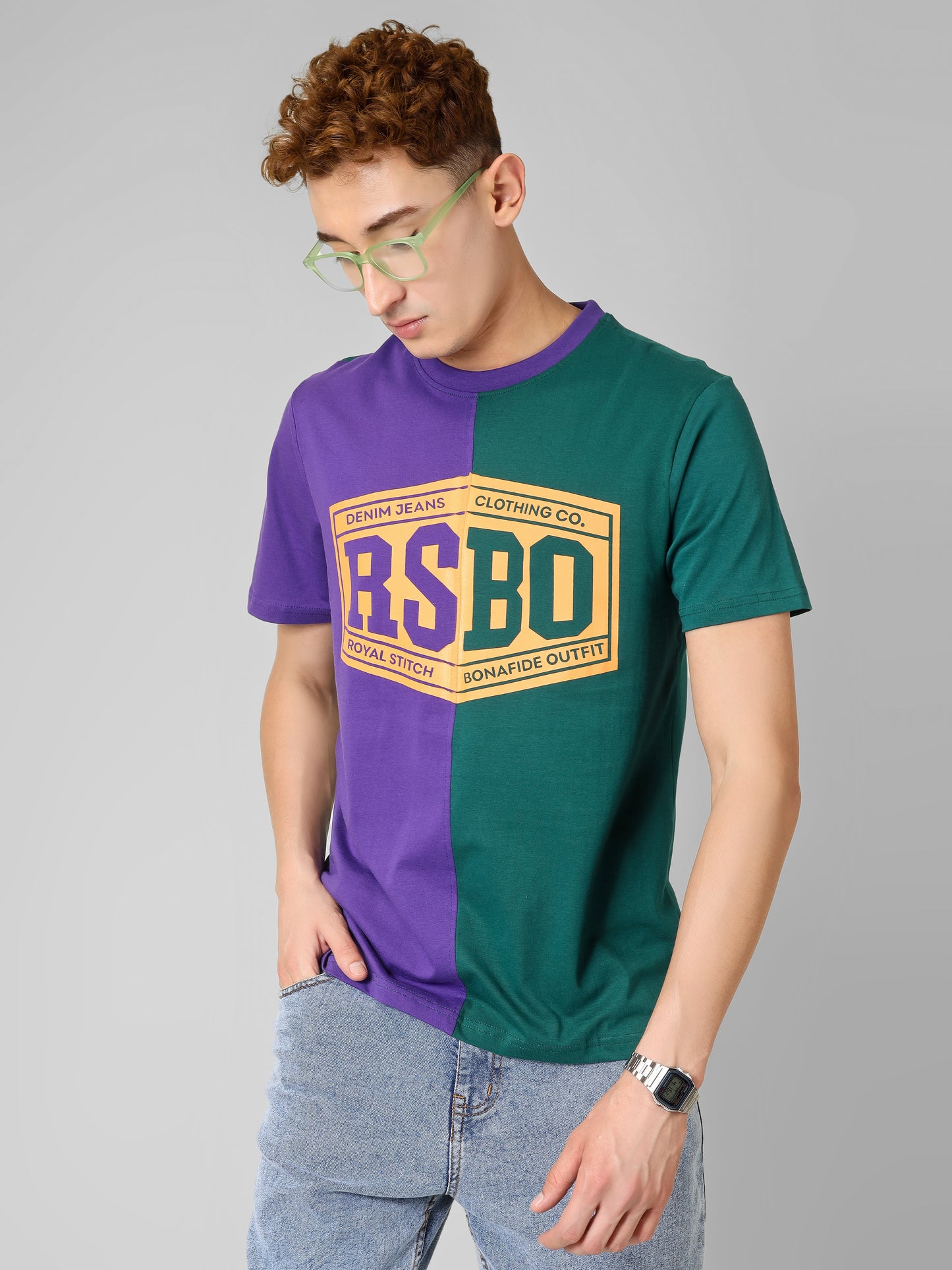 RSBO - Round Neck Dual Tone Streetwear