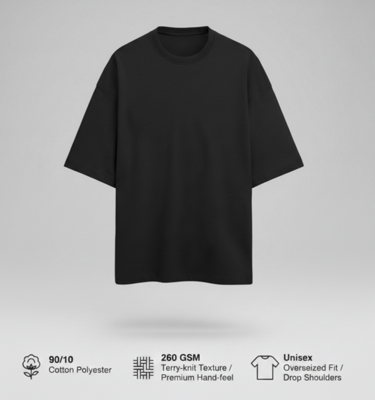 Unisex Terry Oversized Tee