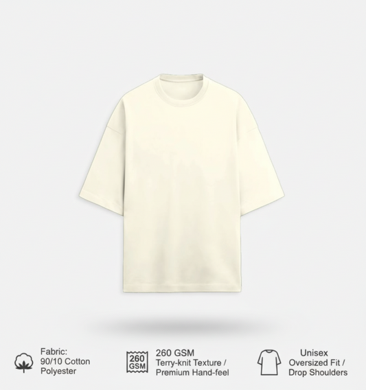 Unisex Terry Oversized Tee