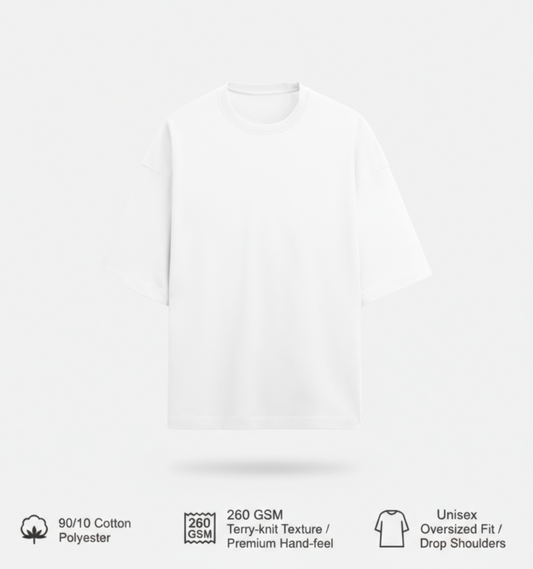 Unisex Terry Oversized Tee
