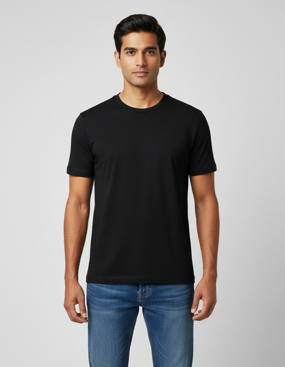 Ultra HD black t-shirt front